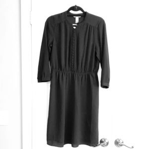 H&M Black Long Sleeve Dress